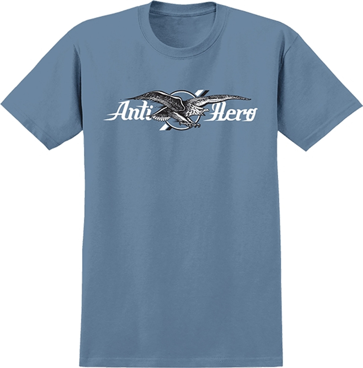 ANTI HERO AIR MAIL SS TSHIRT SMALL SLATE/BLK/WHT