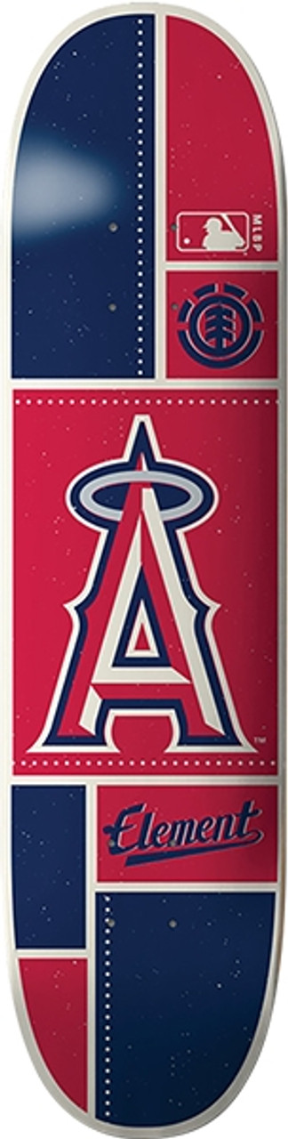 ELEMENT MLB LOS ANGELES ANGELS SQUARE SKATE DECK-8.0