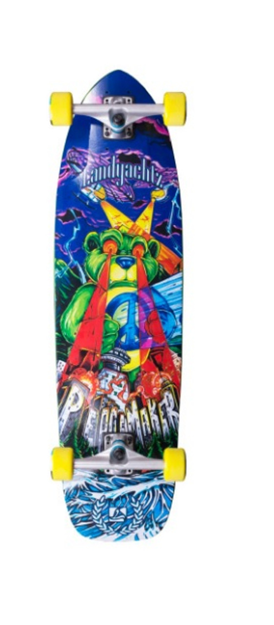 Landyachtz Peacemaker Smokey Complete Blue 9.7X36