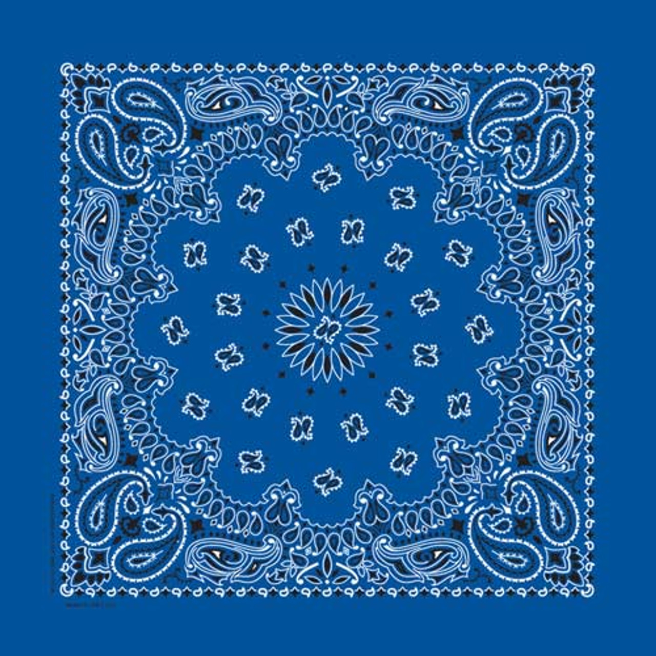 Bandanna Company Bandana Blue Paisley Onesize