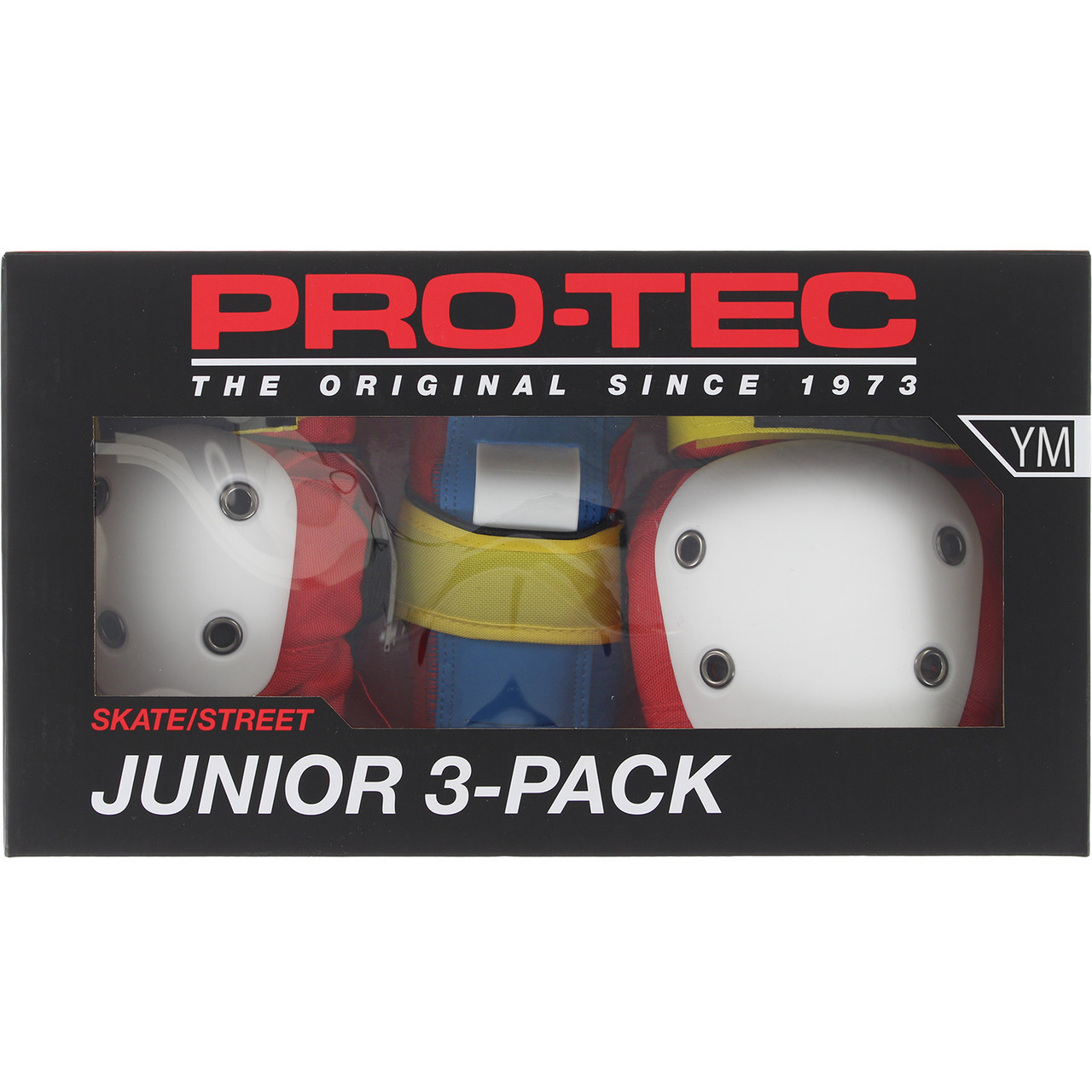 Protec Junior Knee Elbow Wrist Pad Set Retro Youth Medium