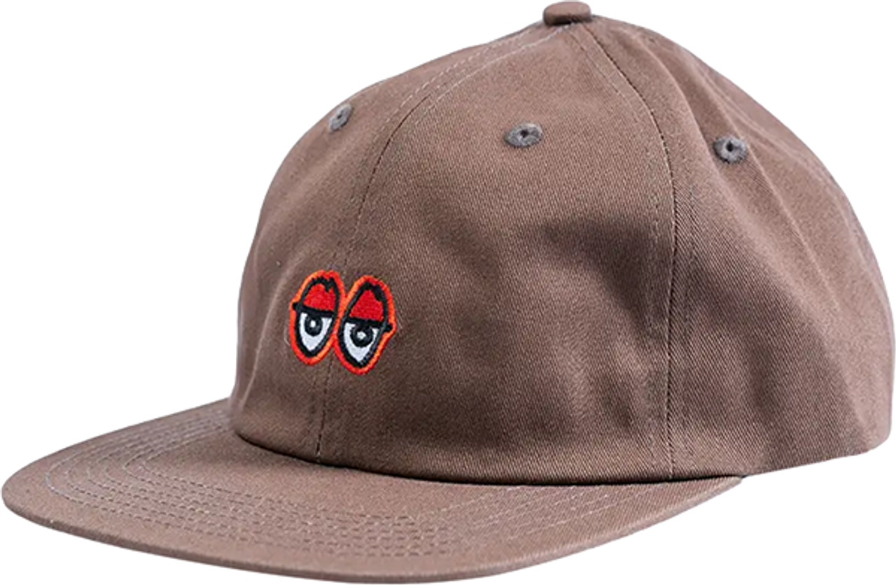 KROOKED EYES HAT ADJ-BRWN/RED