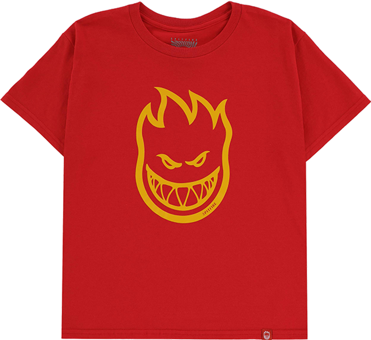 SPITFIRE BIGHEAD YOUTH SS YOUTH SMALL RED/GOLD