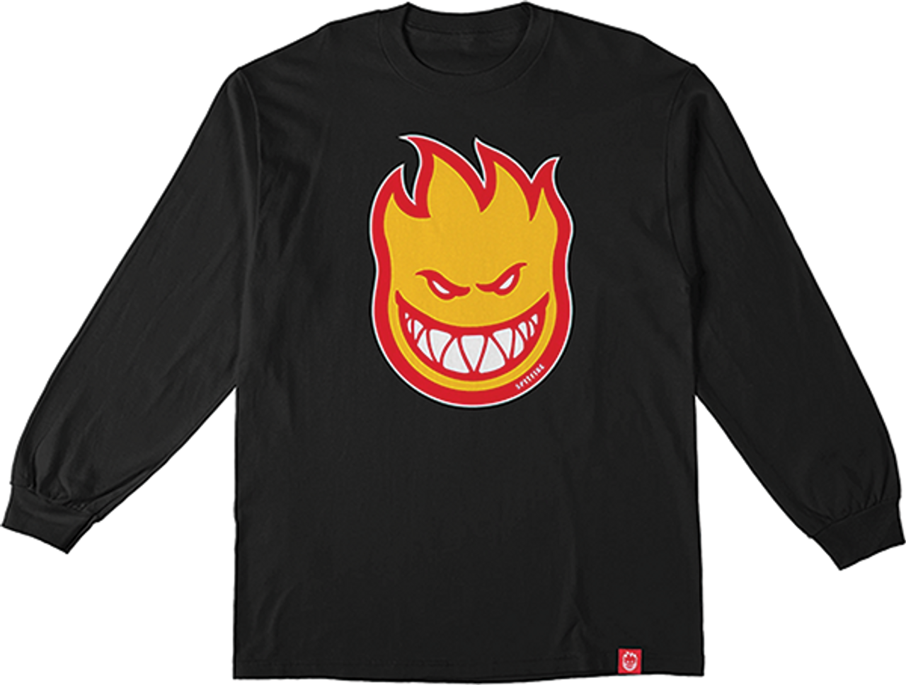 SPITFIRE BIGHEAD FILL LS YOUTH LARGE  BLK/GOLD/RED