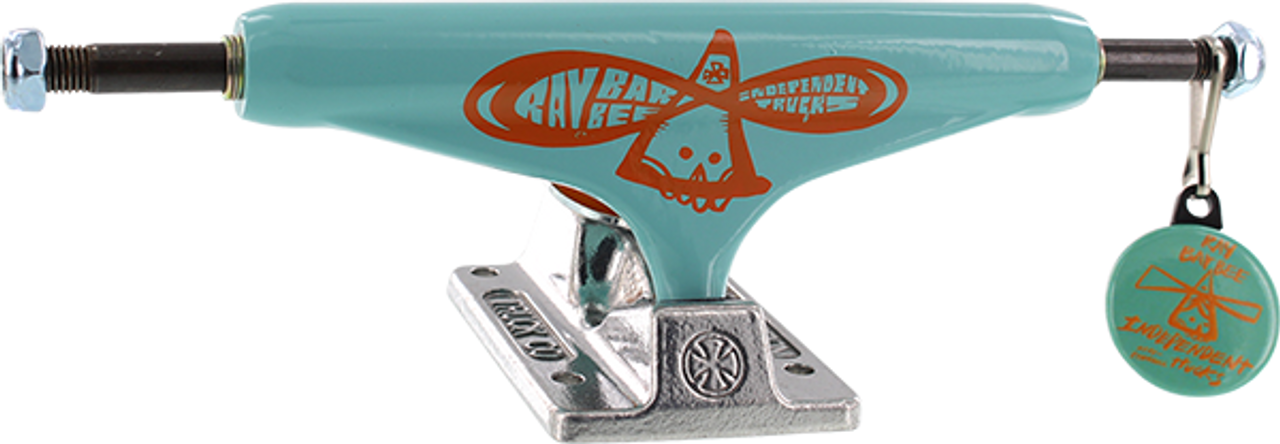 INDEPENDENT BARBEE STD 159mm HOLLOW TEAL/ORG/SIL TRUCKS SET