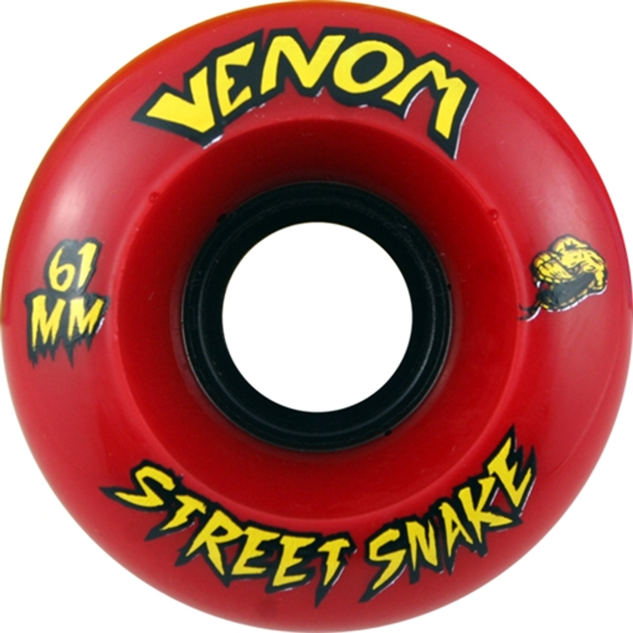 VENOM STREET SNAKES 61mm 80a RED Skateboard Wheels
