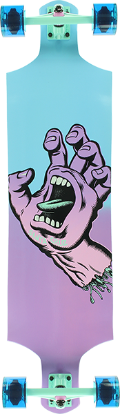 SANTA CRUZ DROP-DOWN PASTEL SCREAMING HAND COMP-10x40