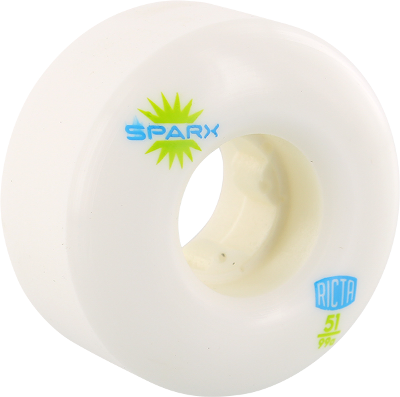 RICTA SPARX 99a 51mm WHITE WHEELS SET