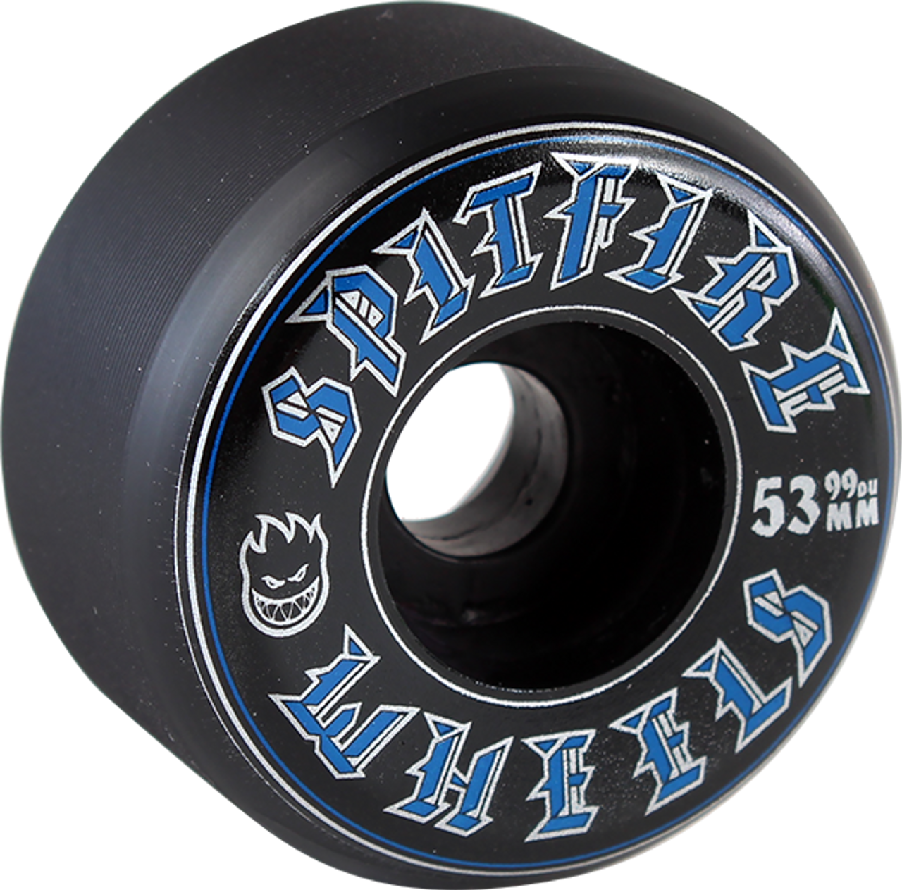 SPITFIRE OLD ENGLISH 53mm 99a BLACK WHEELS SET