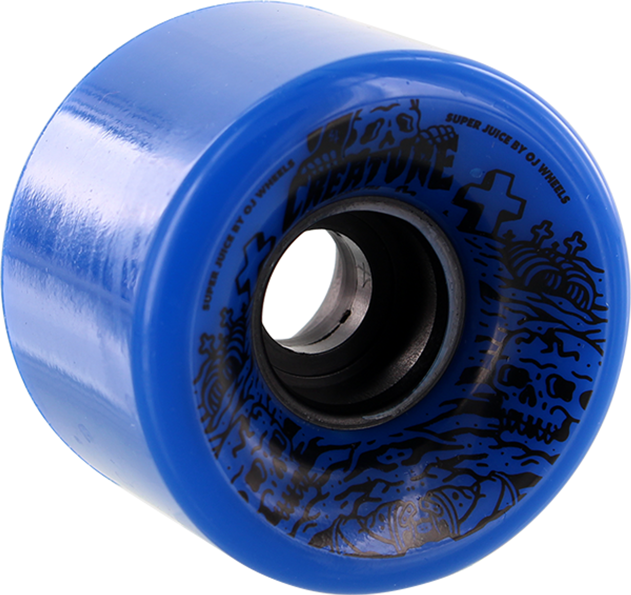 OJ SUPER JUICE CREATURE 60mm 78a BLUE/BLK WHEELS SET