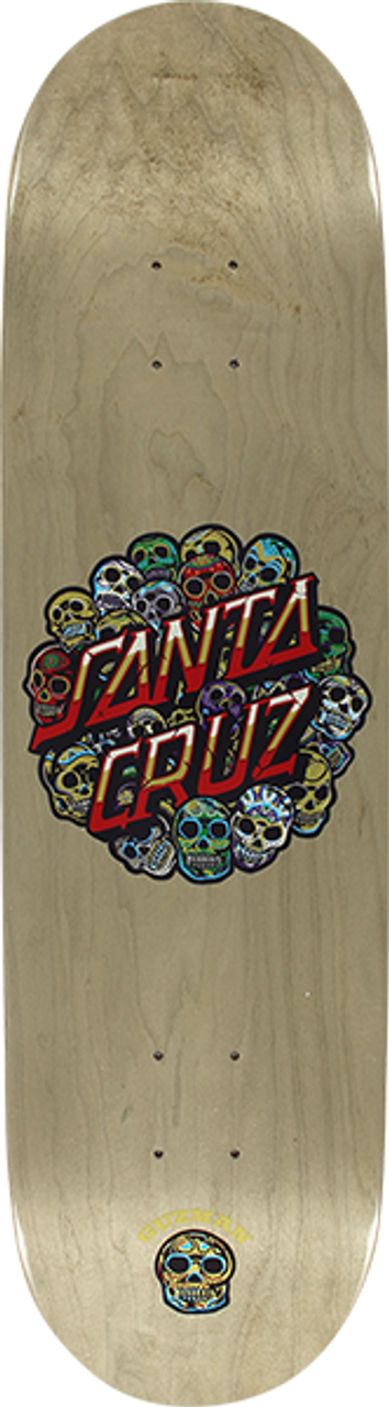 SANTA CRUZ GUZMAN CALAVERA DOT TAPER TIP DECK-8.25