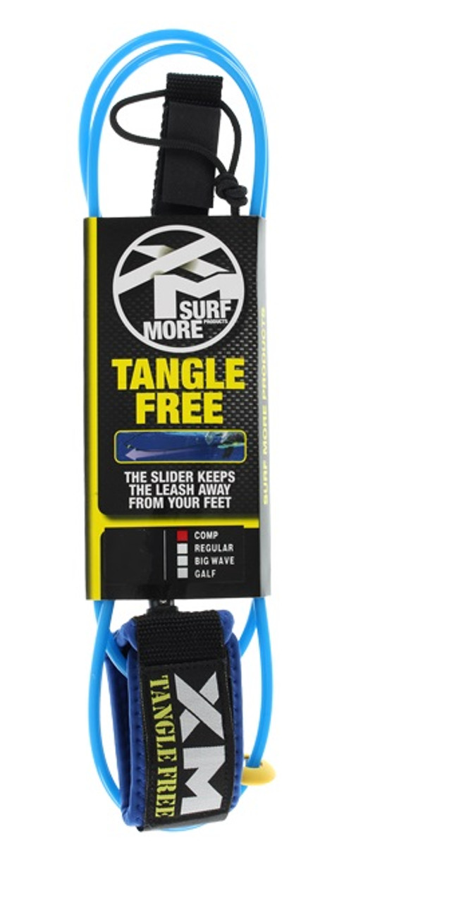 XM Tangle Free DS Comp Surf Leash Blue 7'