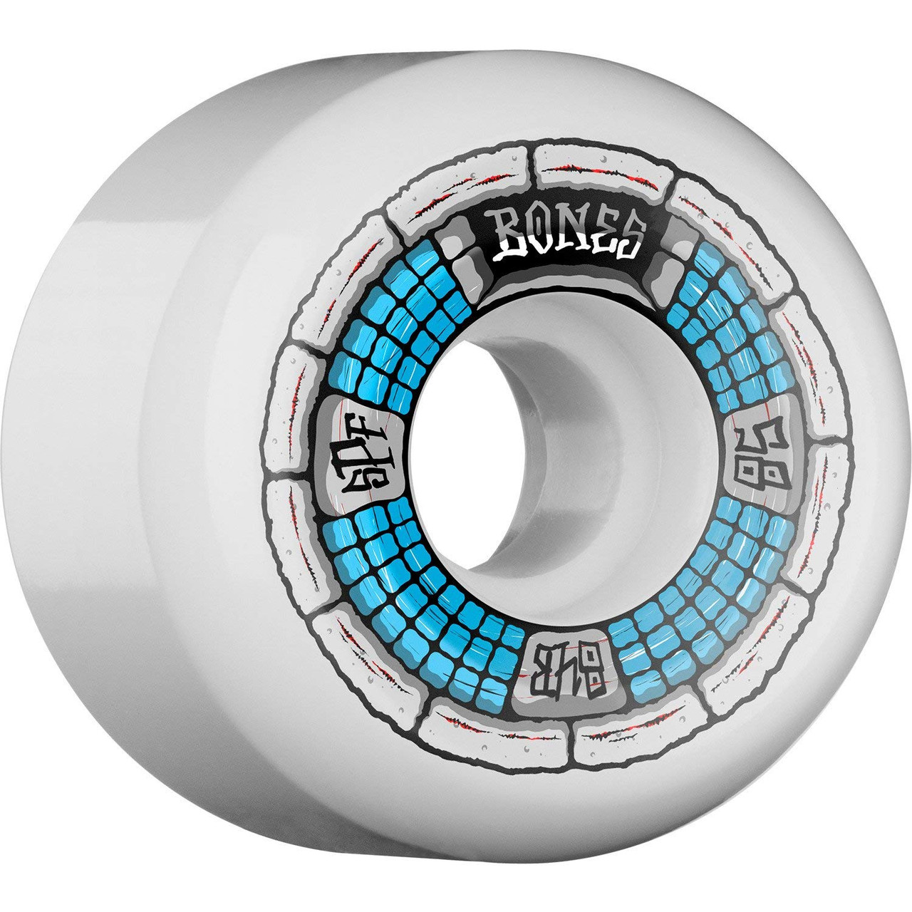 Bones SPF Deathbox Wheels White Blue 58mm/84b