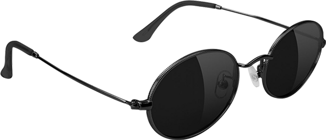 GLASSY STARK BLK/BLK SUNGLASSES