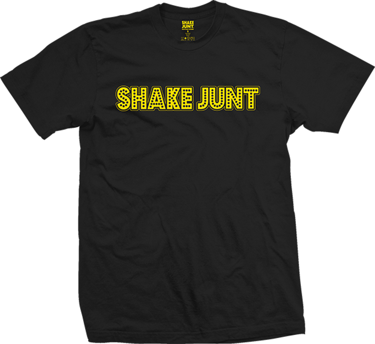 SHAKE JUNT STRETCH LOGO SS TSHIRT XLARGE BLK/YEL