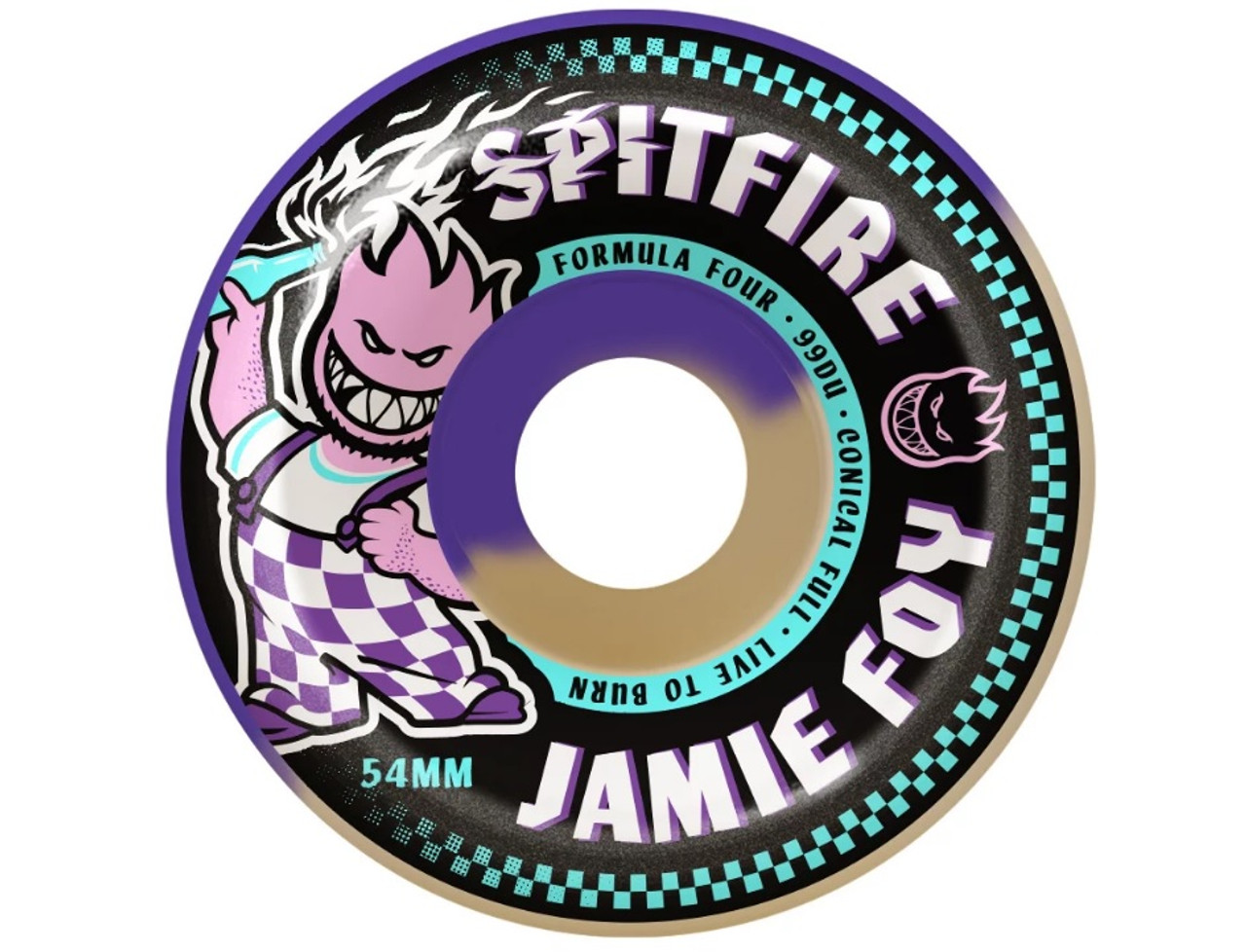 の激安Spitfire Jamie Foy F4 Conical Full 52mm スケートボード