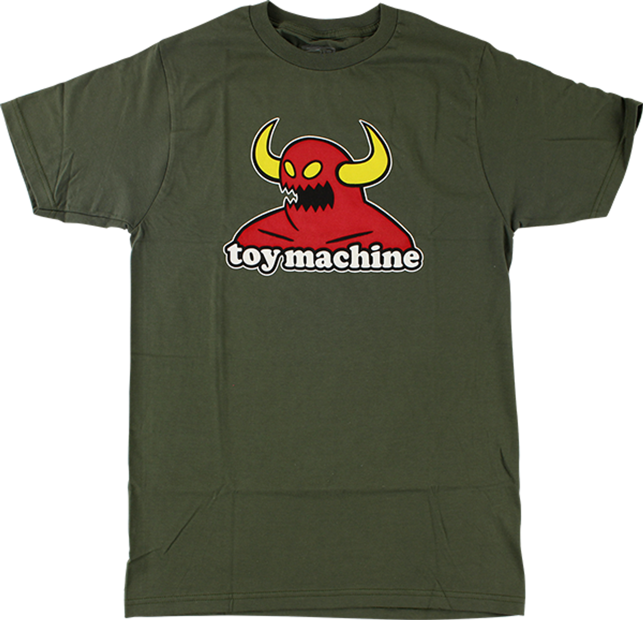 TOY MACHINE MONSTER SS TSHIRT MEDIUM MILITARY GRN