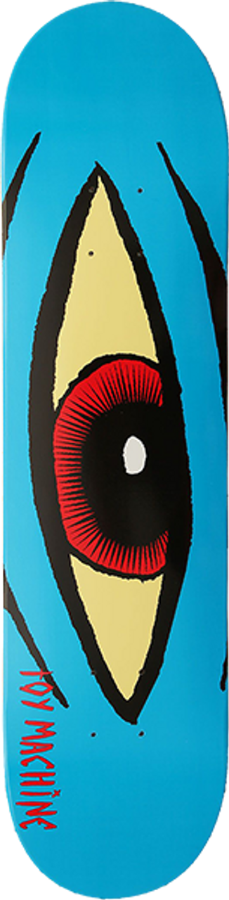 TOY MACHINE SECT EYE SKATE DECK 7.87-BLUE w/MOB GRIP