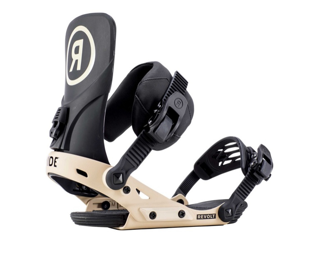 Ride Revolt Snowboard Binding Sand Black | Boardparadise.com