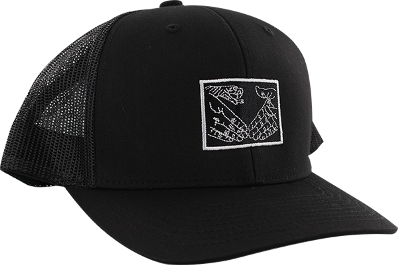 DOOM SAYERS SNAKE SHAKE MESH HAT ADJ-BLK/WHT