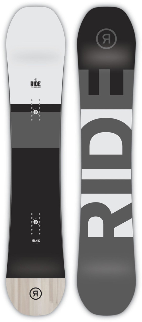 Ride Manic Snowboard Black White