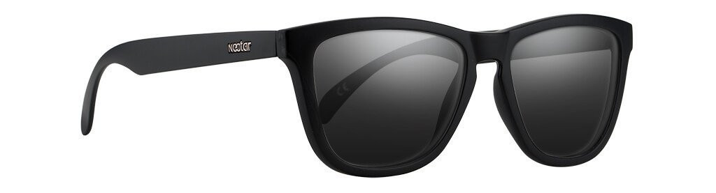 Nectar Coltic Polarized Sunglasses in Black Frame/Black Lens with Leather Pouch NECTAR COLTIC SUNGLASSES BLACK | eBay main image 3