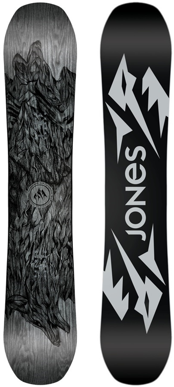 Jones Ultra Mountain Twin Snowboard Black 158w