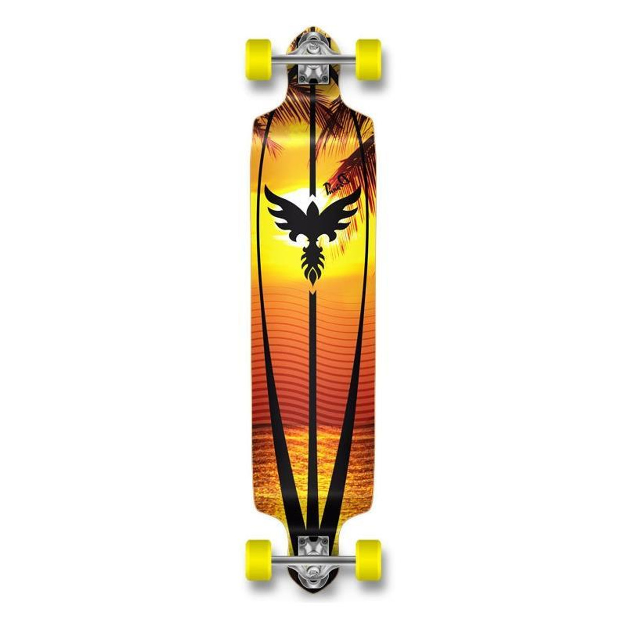 Punked Drop Down Sunset Comple Red Yellow 41.25"x10"