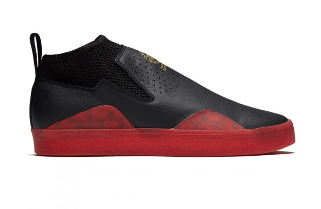 Adidas 3ST.002 Nakel Skate Shoes Black Scarlet