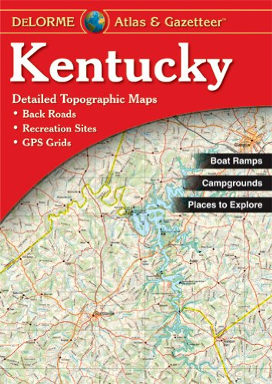 Kentucky Atlas & Gazetteer White Onesize