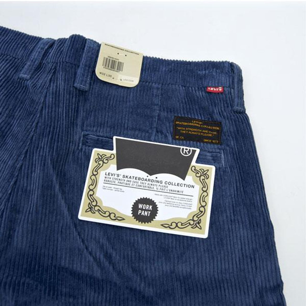 levis skateboarding pleated trousers