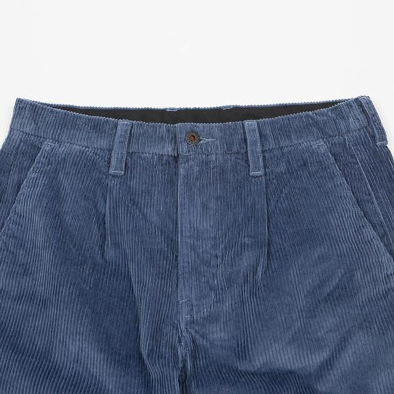 Levis Skate Pleated Trousers Blue Wide Cord