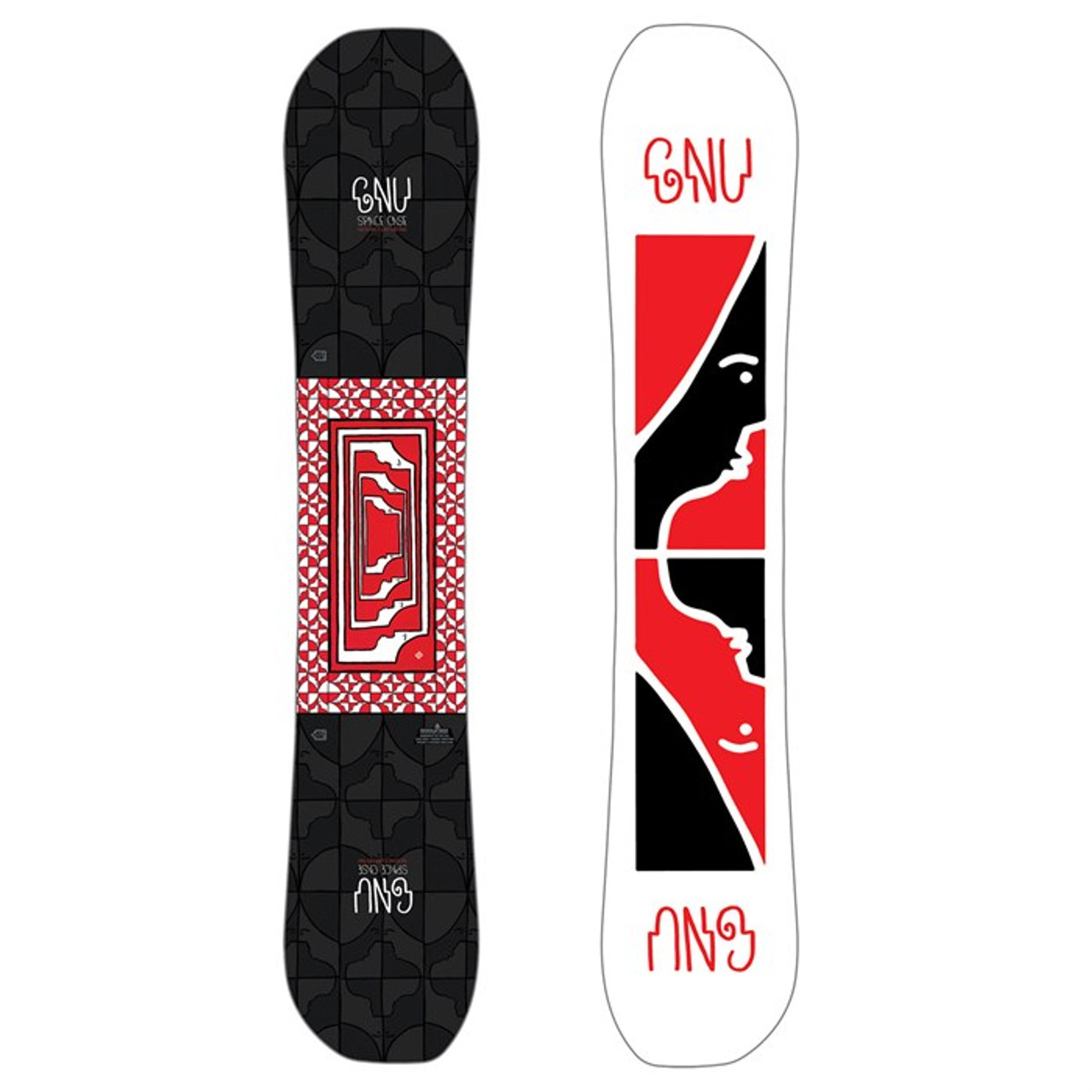 GNU FB Space Case C2X Snowboard 2019 Black Red