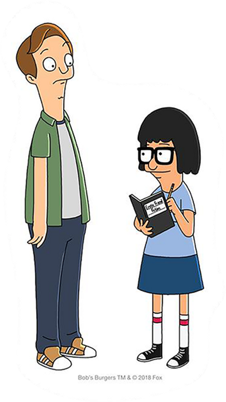 HABITAT BOB'S BURGERS SUCIO DECAL STICKER (2 pack)