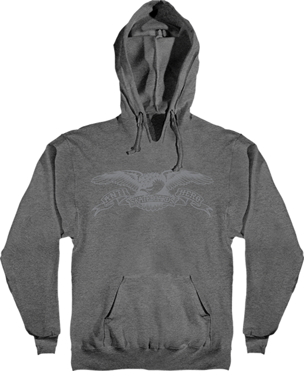 ANTI HERO BASIC EAGLE HOODIE SWEATSHIRT MEDIUM GUNMETAL/GREY