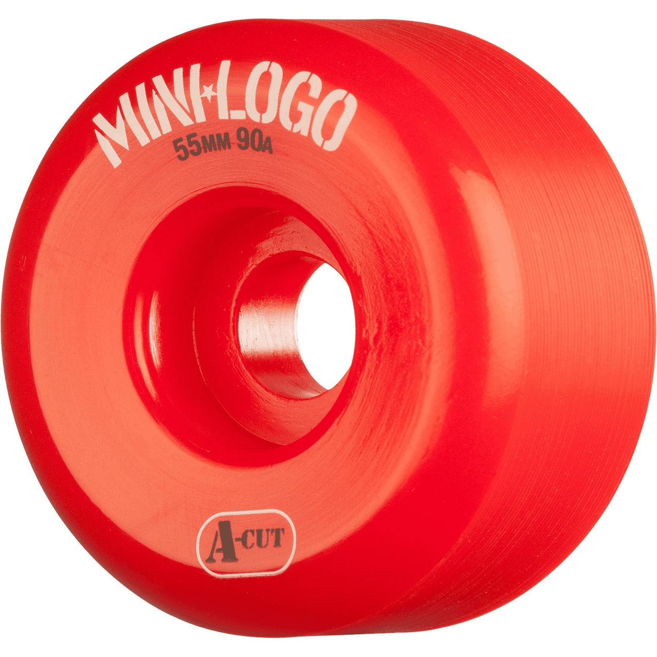 Mini Logo Hybrid A-Cut Wheels Red 55mm/90a