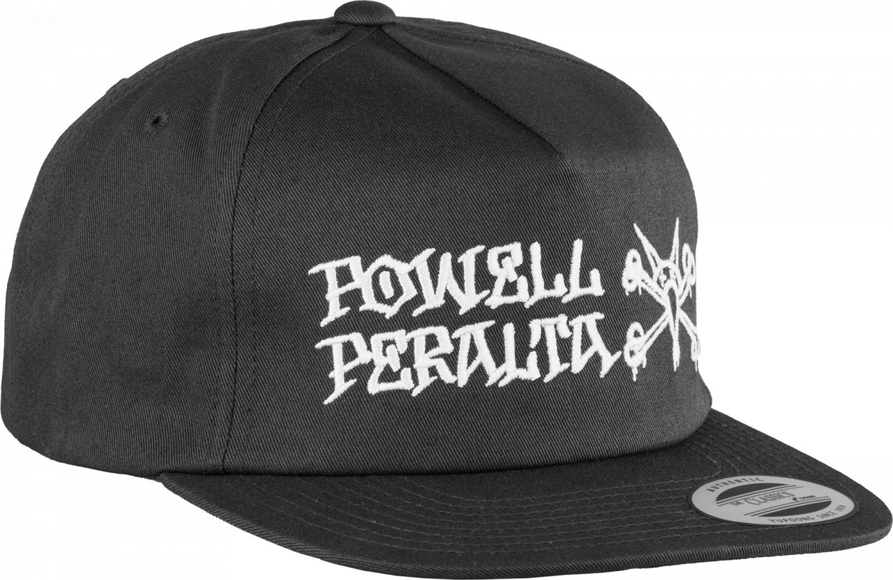 Powell Rat Bones Hat Black Snapback