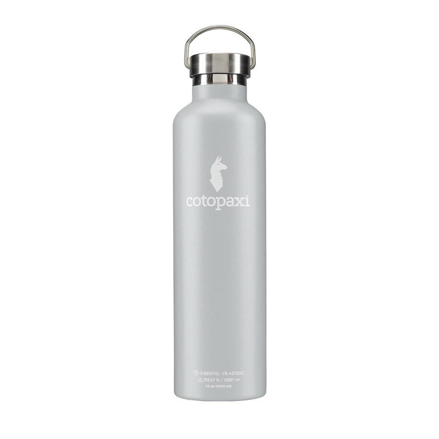 Cotopaxi Agua Water Bottle 750 Graphite 750ml