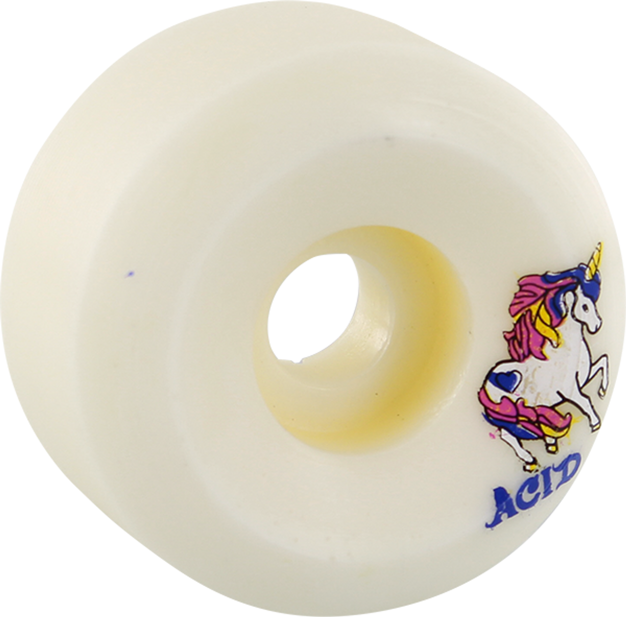 ACID TYPE A SIDECUT UNICORN 52mm WHITE WHEELS SET