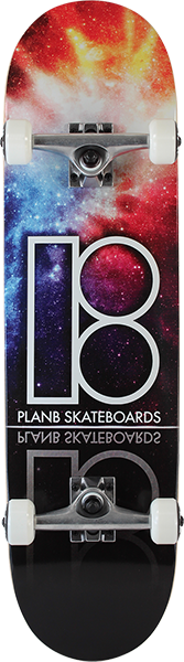 PLAN B NEBULA SKATEBOARD COMPLETE-8.25