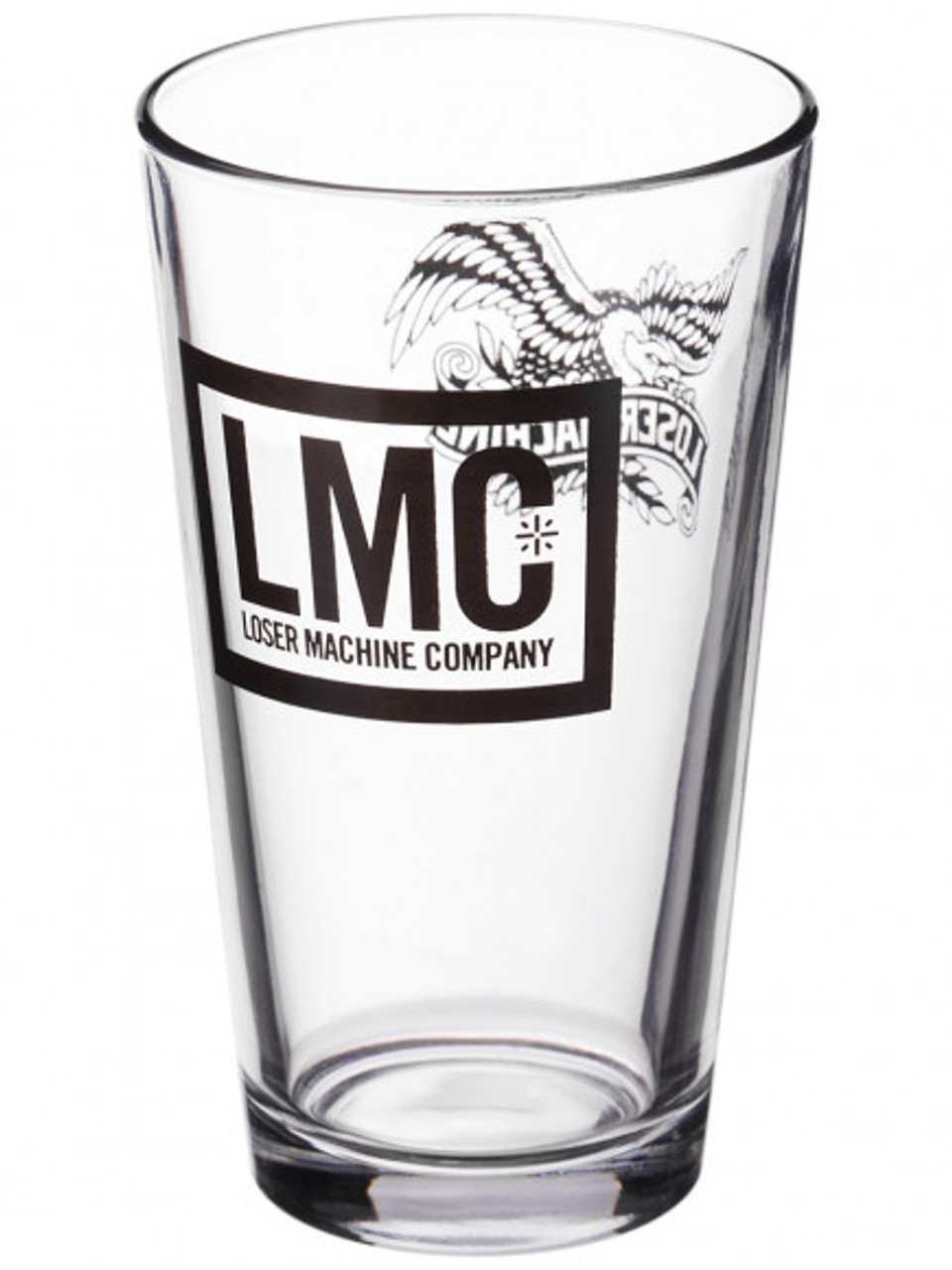 Loser Machine LMC Pint Glass Clear OneSize