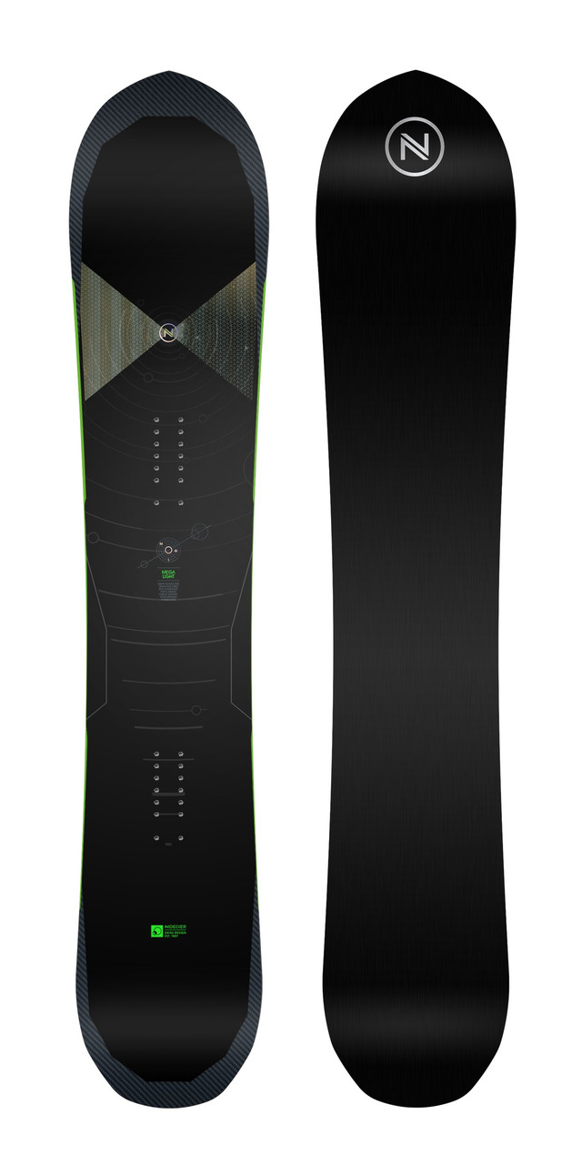 Nidecker Megalight Snowboard Black 160 | Boardparadise.com