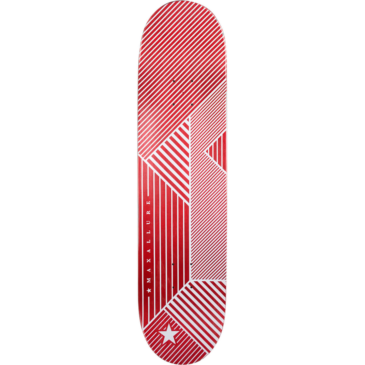 Maxallure Dimensions Skateboard Deck Yellow Pink 8.5 w/MOB Grip