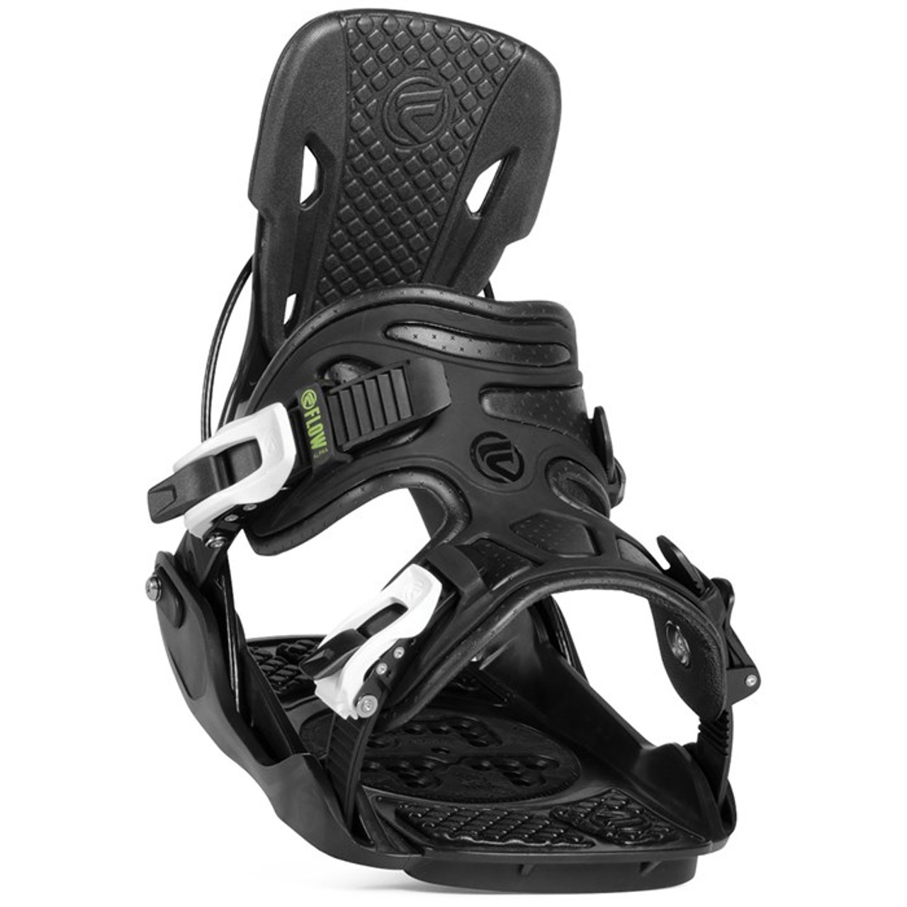 FLOW - FLOW バインディング alpha ： CHARCOAL Flow Alpha Snowboard Bindings Mens Black | Boardparadise.com