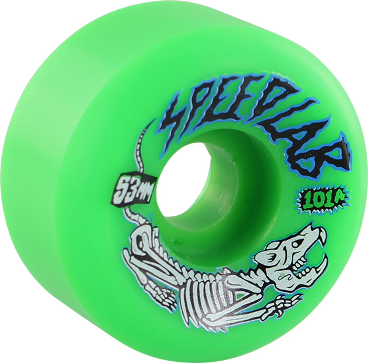 SPEEDLAB LAB RAT 53mm 101a GREEN WHEELS SET