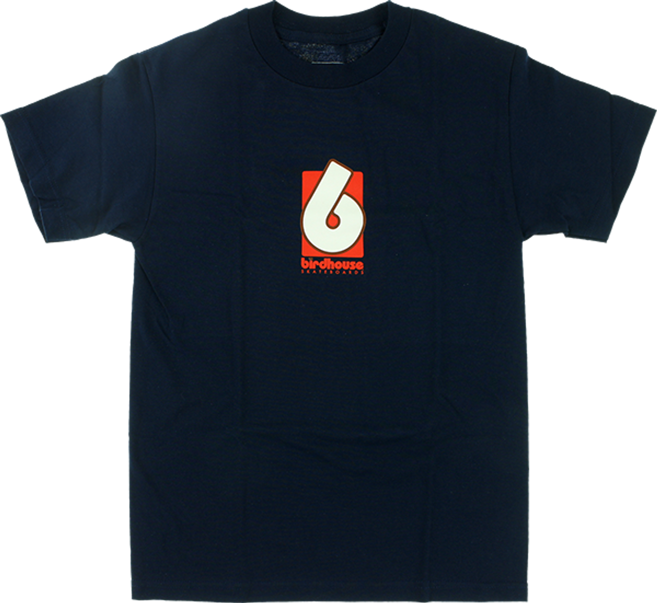 BIRDHOUSE B-LOGO SS TSHIRT SMALL NAVY