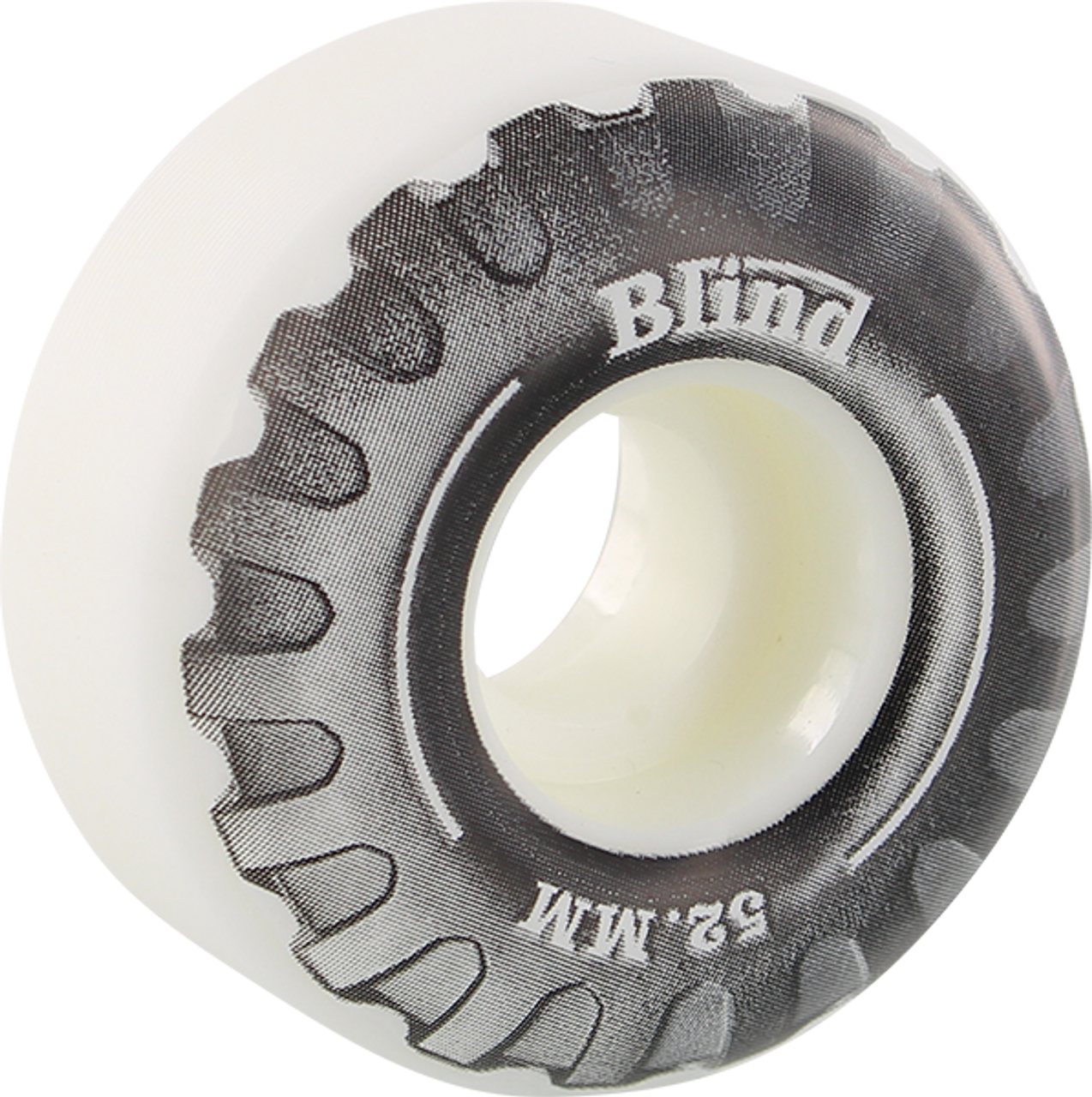 BLIND TRUCK 52mm WHT/BLK WHEELS SET