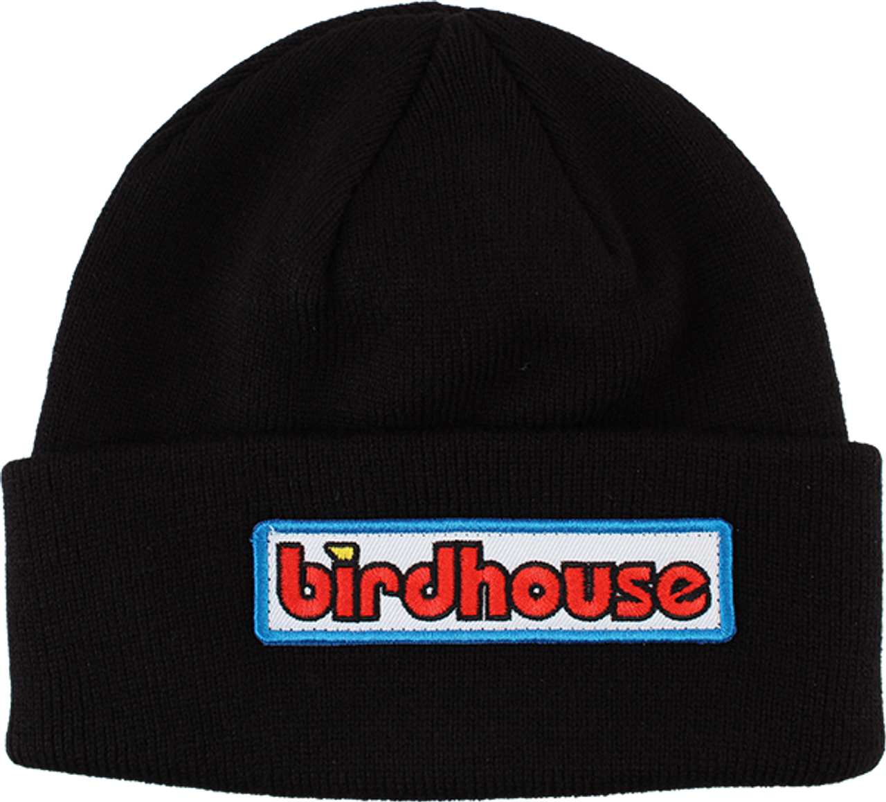 BIRDHOUSE TOY LOGO CUFF BEANIE BLK