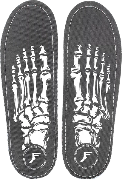 FOOTPRINT KF ORTHOTIC SKELETON BLK 5-5.5