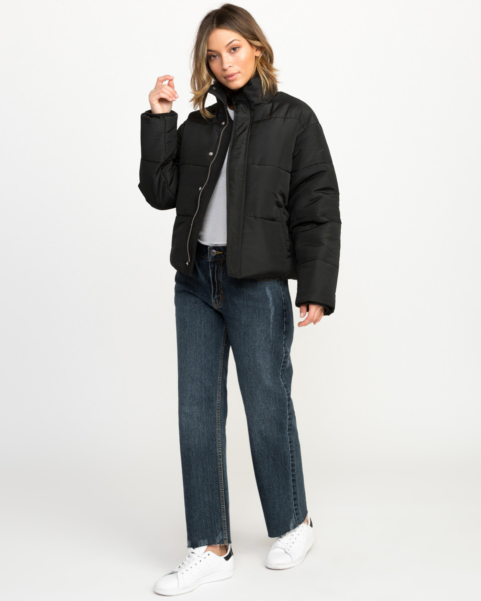 eezeh puffer cropped jacket